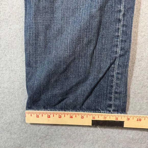 Levis Jeans Mens 36x34 Blue 569 Loose Straight American Medium Wash Denim - Picture 8 of 15